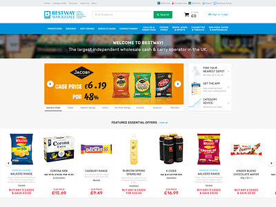 Bestway Redesign e commerce ecommerce mobile responsive shop design ux ux ui ux design web design