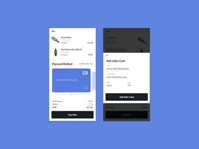 Credit Checkout Form - Daily UI Task #2 checkout credit card dailyui form design mobile ui ux