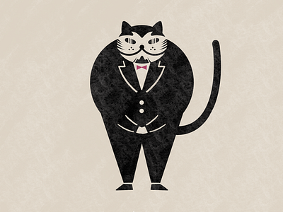 Groom animal cat design graphic graphicdesign illustration procreate