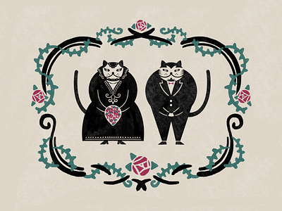 Cat wedding 👰🤵