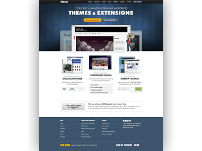 New home page - Squish Test fireworks obox product wordpress