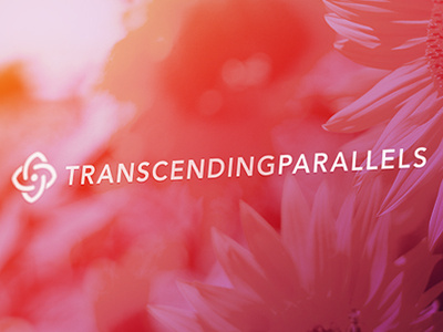 Transcending Parallels flower logo parallels transcending