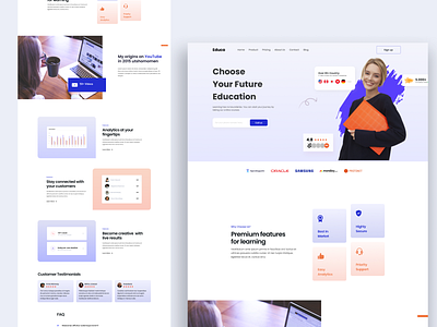 Educa landing Page