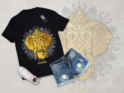 T shirt Graphic design/Elephant design illustration japan t shirt t shirt art t shirt design thai vector