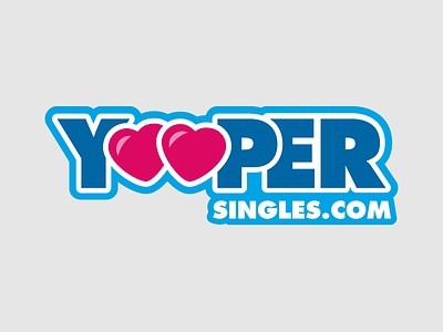 Yooper Singles - Primary mark april fools logo upper peninsula yooper yooper singles