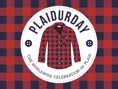 Plaidurday - Secondary mark