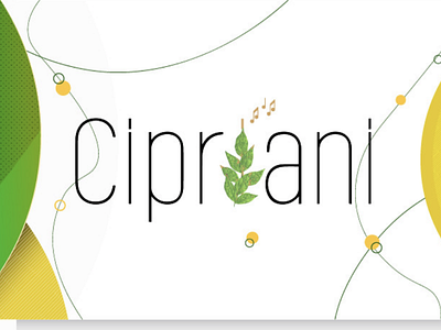 Cipriani branding illustration logo logo design