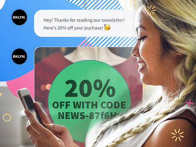 Banner for the Shopify App Store listing. conversation messenger pexels photoshop saas shopify stock photo