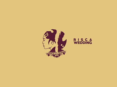 Risca Wedding art brand design caricature cartoon character design drawing flat design illustration logo vector wedding wedding card