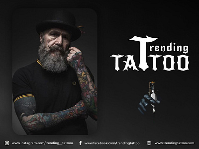 Trending Tattoo dribbble illustration login ui new photoshop tattoo tattoos trend trend 2019 trending trending ui trendy ui dashboard ui desing