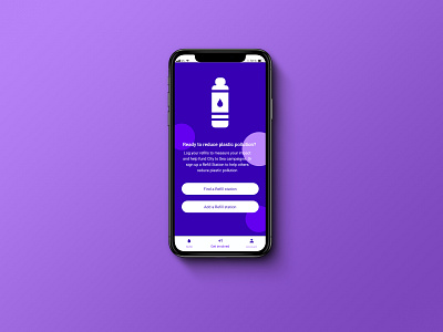 Refill app screen shot for iPhone X