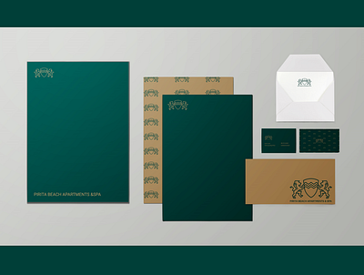 Pirita beach hotel and SPA forest hotel hotel branding illustration logo photoshop