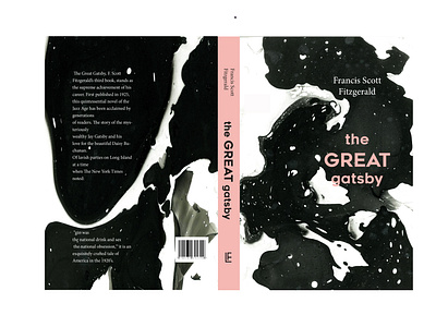 The Great gatsby custom book cover