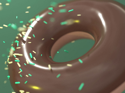 Donut Isn't Scary 3d cg donut food houdini houdiniisntscary