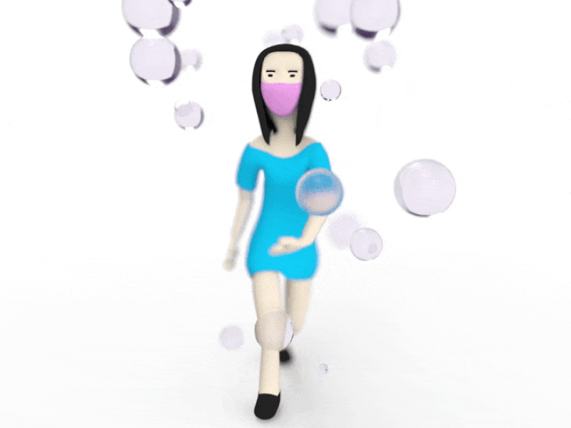 Bubble Dance by sICFX on Dribbble
