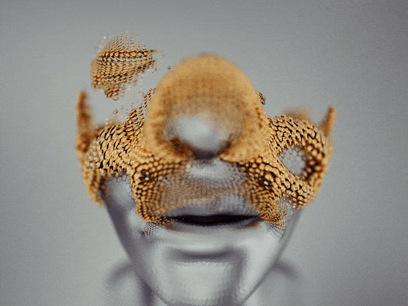 Un-Face 3d animation cg houdini mograph redshift redshift3d rohancreates