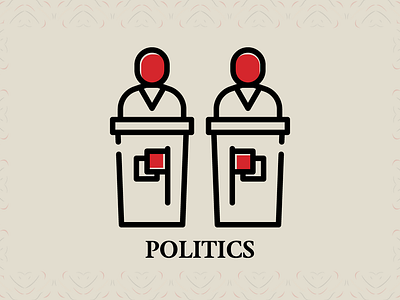 Politics brand identity branding design flat icon iconography icons illustration logo ui ux vector