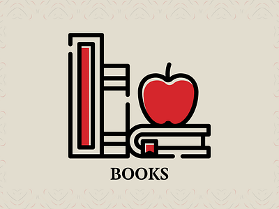 Books brand identity branding design icon iconography icons illustration logo ui