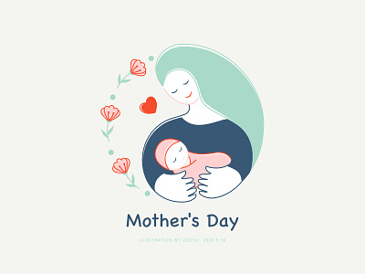 Mother’s Day affinity designer art baby design flower illustraion illustrator mother mothersday vector vector illustration