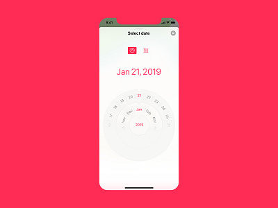 Date Picker - UI Ninja Challenge #1 app design date picker design design thinking ui user experience design user interface ux uxdesign