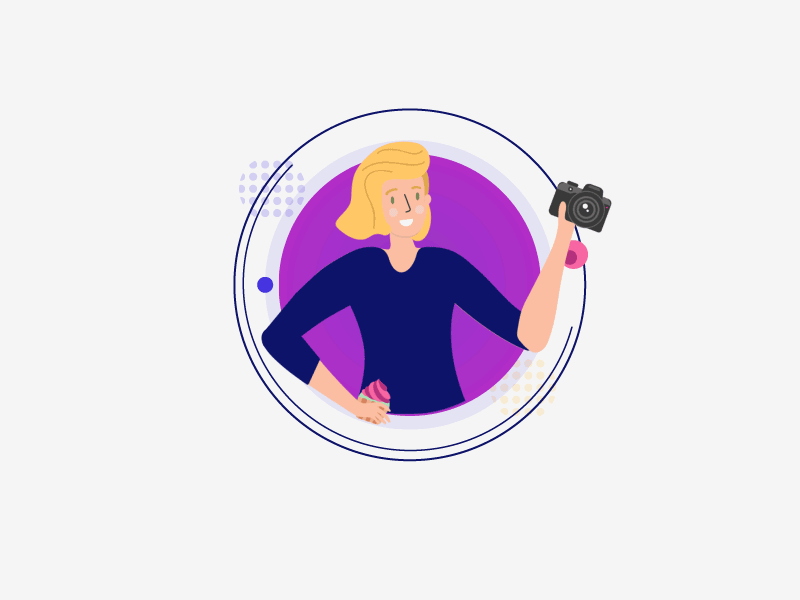Personal Avatar - UI Ninja Challenge #2 visual design self portrait design avatar vector animation illustration