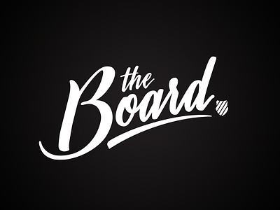 Kswiss The Board branding campaign logo identity illustration logo design script