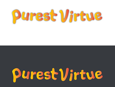 purest Virtue logo branding design illustartor illustration logo logo animation modern photoshop animation simple ui