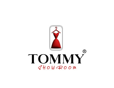 Tommy Show Room Logo 2022 2022 3d black logo branding clothing logo design design dresse logo graphic design illustartor illustration logo modern red logo redesign showroom simple tommy logo ui unique vector