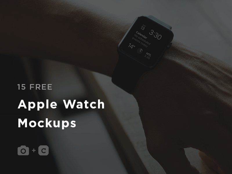 15 Free Apple Watch Mockups