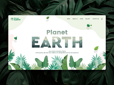 Planet Earth - Web UI design