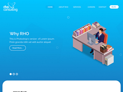 RHO Website design illustration ui ux web website