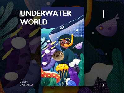 UNDERWATER WORLD 插图 设计