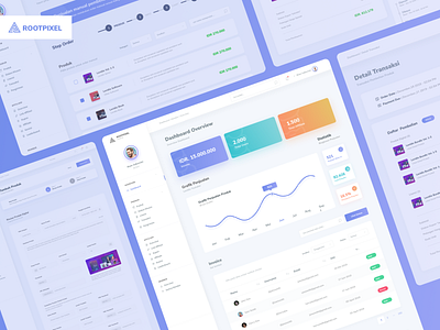 Membership - Levidio Management Dashboard 2020 trend admin admin page blue clean dashboard dashboard app dashboard design dashboard template diagrams indonesia membership minimalistic simple design statistics ui uidesign uiux ux