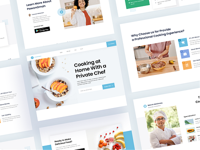 Cooking Class Landing Page - Showcase