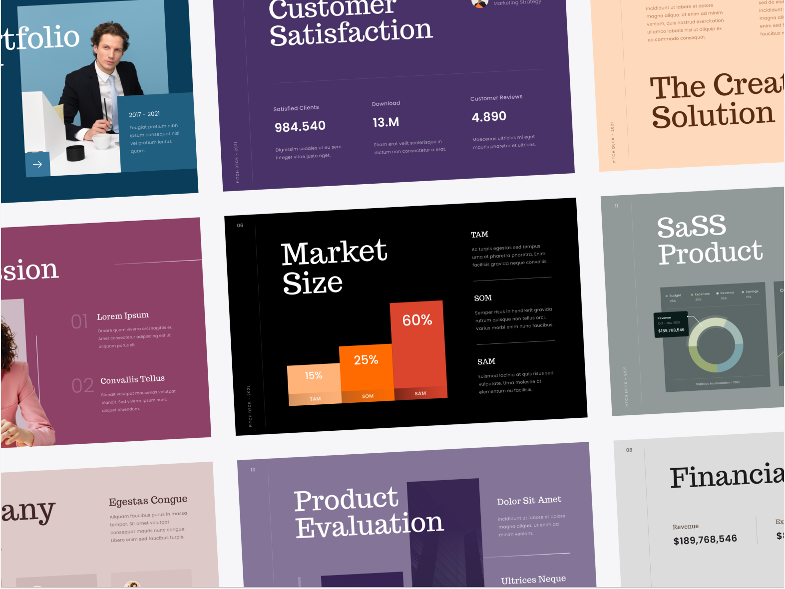 #Exploration - Pitch Deck Design Layout by Mustofa Amar on Dribbble