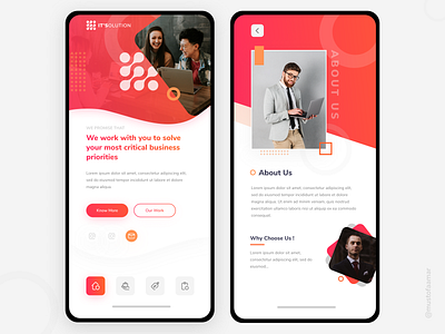 Mobile Apps - IT'S (IT Solution) app app design branding clean concept dailyui design designs interface mobile app mobile app design mobile design mobile ui product design sketch ui ui design user experience ux ux design