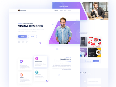 This is the concept of my website design. hope u enjoy guys agency website branding branding design cv design cv template landing design landingpage personal portofolio products profile ui ui ux uidesign userinterface ux design web