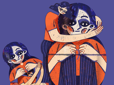 Hug illustration