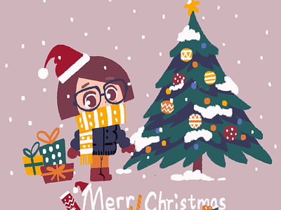 Merry Christmas illustration
