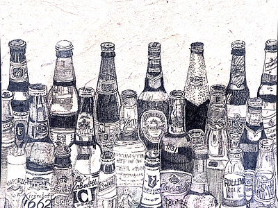 Bottle artstudio illustration sketch