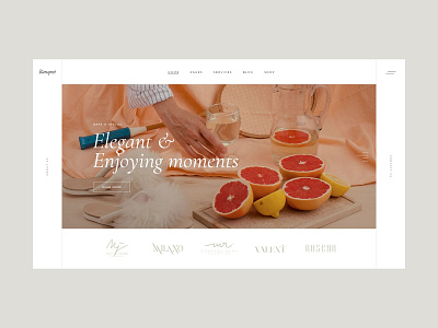 Banquet - Catering and Event Planning Theme design light ui ux webdesig wordpress