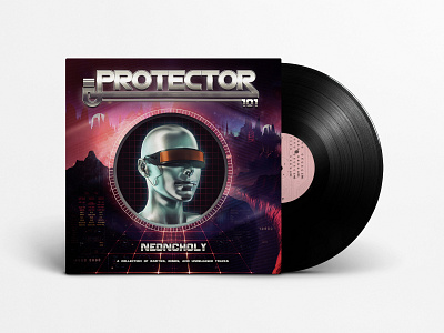 Protector 101 80s album album art album artwork album cover album cover art album cover design album covers album design artdirection design graphic design illustration music music album music art retro synthwave