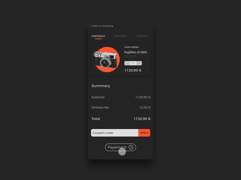 Credit card checkout android dailyui design ios mobile mobile app ui ux