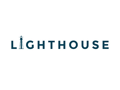 LIGHTHOUSE logo concept branding design logo typography