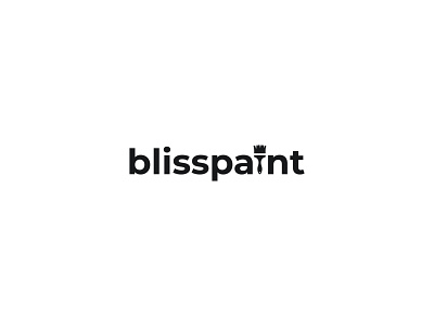 Blisspaint Logo Concept branding design icon illustration logo typography