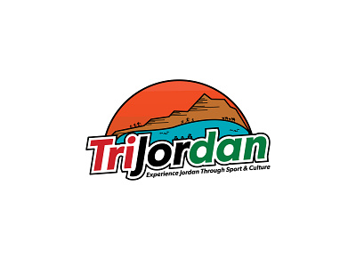 Logo for TriJordan branding design illustration logo vector