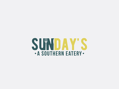 Sunday's branding design illustration logo typography vector