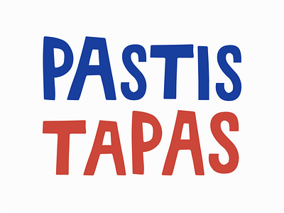 Pastis Tapas branding design illustration logo mosaic restaurant branding spanish tiles typography