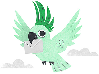 Cockatoo Mail bird cockatoo illustration