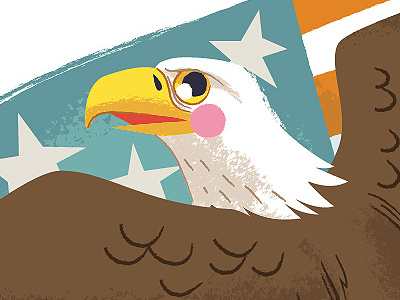 Usagle bird eagle illustration usa vector